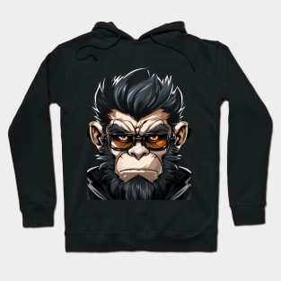 Cool ape wearing glasses Hoodie